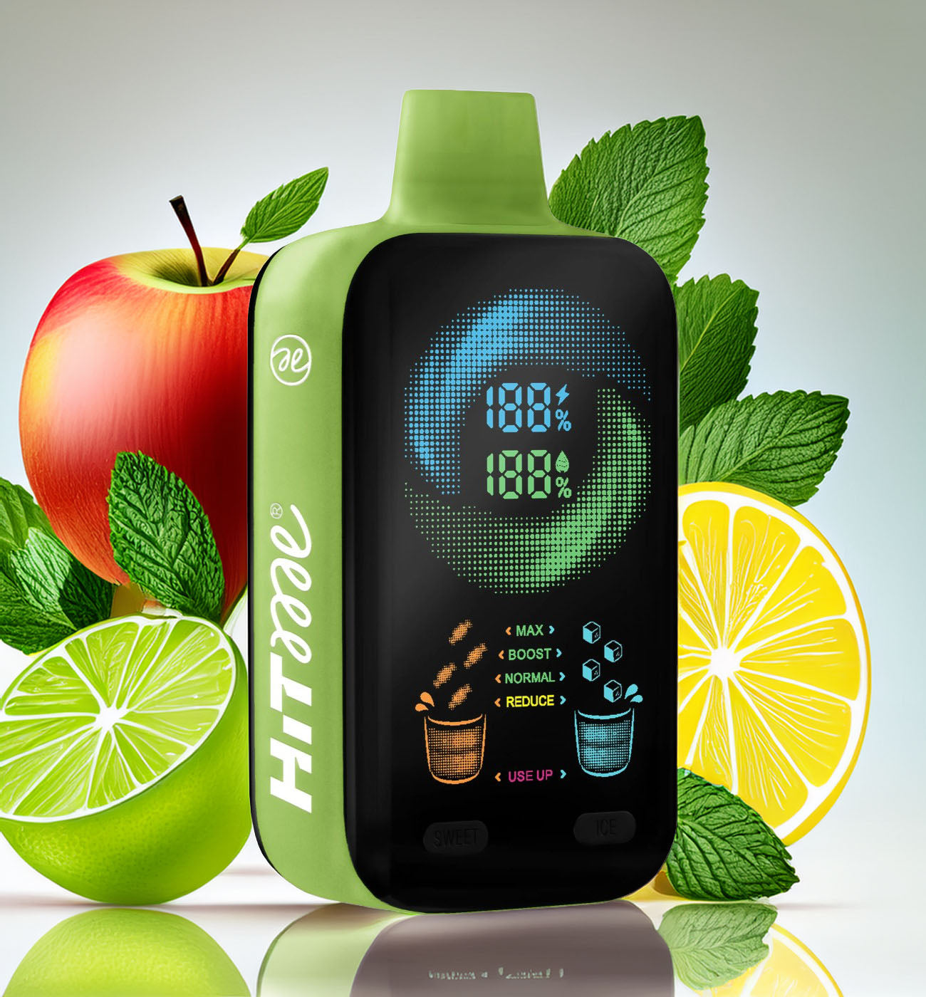 Hitme Hitec 25000 – Apple Lemon Mint 5%