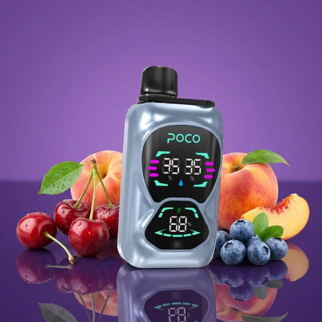 Poco Double 26000 – Cherry Peach Lemonade & Blueberry lce 5%