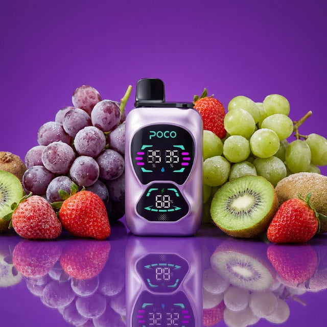 Poco Double 26000 – Strawberry Kiwi & Grape lce 5%