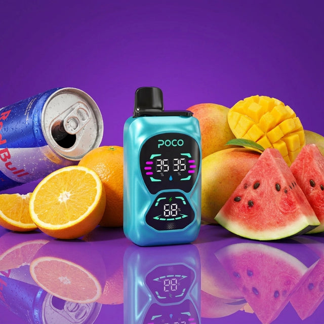 Poco Double 26000 – Energy Drink & Orange Mango Watermelon 5%