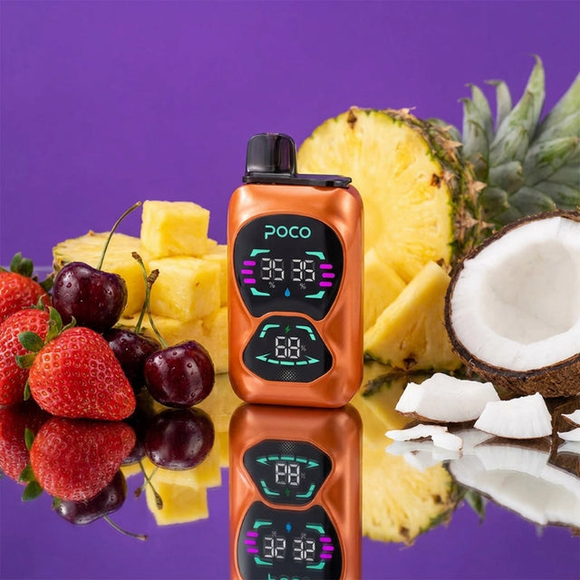 Poco Double 26000 – Strawberry Cherry & Pineapple Coconut 5%