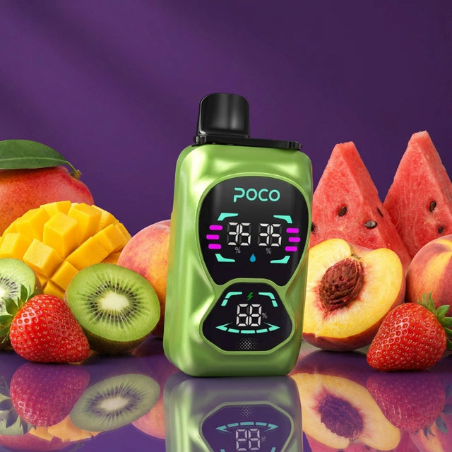 Poco Double 26000 – Mango Peach Watermelon & Strawberry Kiwi 5%